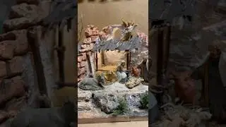 Easy Christmas crib #christmas #nativityscene #art #miniature