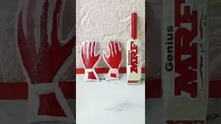 Virat Kohli Special Mini MRF Gloves Making | RCB FanCraft | IPL 2025 Shorts#ipl2025#rcb