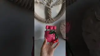 Reuse broken cup 🍒#shortvideos #shorts #diy#craft #cherry #youtube