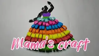 Room decoration ideas ||wall hanging paper craft || card board decoration idea ||mama's craft ||