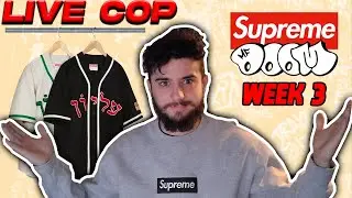 Supreme x MF DOOM + Hebrew Baseball Jersey - Week 3 FW23 #LIVECOP