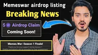 meme war listing and airdrop claim | memewar airdrop listing update #memecore #memewar