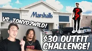 $30 MARSHALLS CHALLENGE VS YOUTUBER
