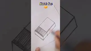 How to draw a Match Box #shorts