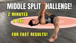 Middle Split Stretch Routine | Abdominal press pumping in the middle split (4K)