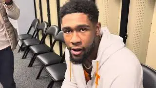 Tennessee F Jaylen Carey REACTS to Vols' Win Over Houston in Las Vegas