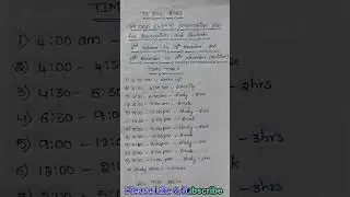 49 days preparation plan for TS DSC 3023