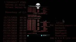 CMD dir/s Command &ndash; Full Hard Drive Scan in Seconds! #cmd #hacker #windows #terminal