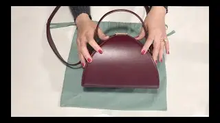 ASMR Mlouye Bag Review Whispered with Hand Movements