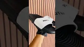 Sandal slide dengan paduan warna hitam putih #sandal #sandalslide #shorts