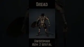 Dread Swordman Arm2 Brutal 360 #character #monster #3d #animation #gaming #unity #unreal #art #dread