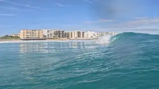 Raw POV Surfing Dreamy Blue BARRELS in South Florida! Ep. 22