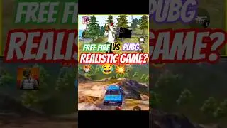 PUBG vs Free Fire 😂🤡 | Which is REALISTIC GAME? 🤔 #shorts