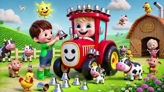 🚜🔔 Tractor Puts on Cowbells?! 🐮🎶 Funny Farm Adventure for Kids|Nursery Rhymes & Kids Songs