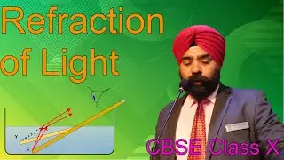 Refraction of Light | Ch.10 Light(part-5) | Class X CBSE
