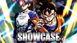 THE BEST EX HANDS DOWN!! GREEN EXTREME TAG FUTURE GOHAN & TRUNKS SHOWCASE - Dragon Ball Legends