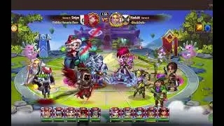 Hero Wars Guild War Week 39 &ndash; Improved Team Against Dante Crit Team