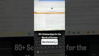 80 College Scholarships for October 2025