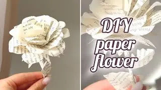How to Make a Paper Rose | tutorial 