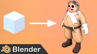Blender - Porco Rosso Modeling Timelapse