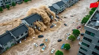 Total Collapse in Beijing! Miyun Reservoir Releases Torrents, Villages Destroyed