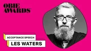 2020 Obie Awards: Les Waters Acceptance Speech