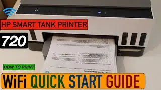 How To Print WiFi Quick Start Guide HP Smart Tank Printers?