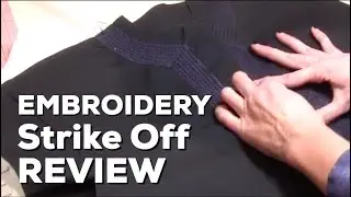 Embroidery Strike Off Review | Clothing Manufacturers | Fashion Design & Manufacturing Resources