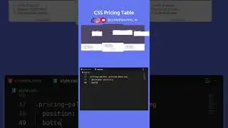 Creating a Dynamic Pricing Table with HTML, CSS, and JavaScript | Step By Step