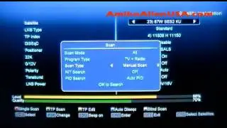 Amiko HD-8240 Ручной ввод PID