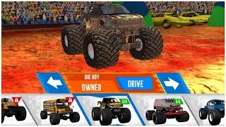 Monster Truck Arena Driver: Gameplay Walkthrough Part 1 - UNLOCk  Big Boy vs B Team Van