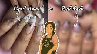 Uñas EXPECTATIVA vs REALIDAD ✨ | Proceso real de una manicurista