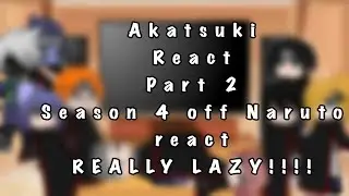 Akatsuki react part 2•read desk pls 🔫🗿•