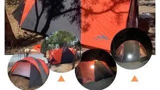 Bim’de satılan North Pasific marka 6 kişilik verandalı çadır kurulumu