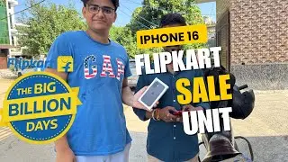 iPhone 16 Unboxing Flipkart Sale Unit | ₹4X,999 Isse Sasta nhi Milega 😍 | Big Billion Day Sale Unit