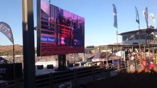 Mt Isa rodeo August 2016 big screen