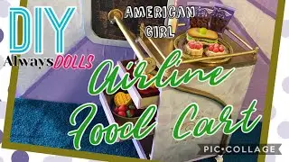 DIY - American Girl - AG Airlines Food Cart