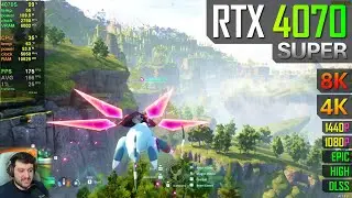 RTX 4070 SUPER - PALWORLD - 1080p, 1440p, 4K and 8K