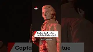 Captain Cook statue vandalised in Randwick