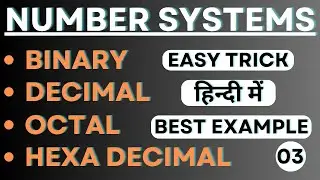 Decimal to Octal Conversion Number system | How to Convert Decimal to Octal Number