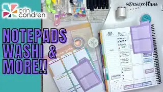 NEW! Erin Condren Haul!! Notepads, washi tape & more!