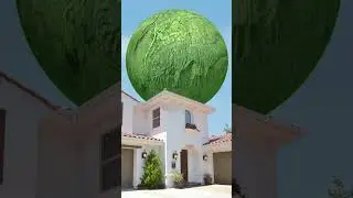 😱😱Green planet falling on earth😳 | 3d imagination | 3d animation #spacescience #viralshorts #shorts