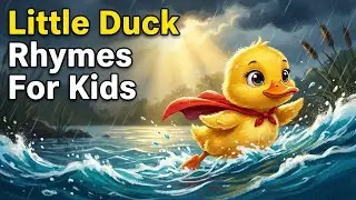 डर को जीतो! Chinki की कहानी: A Little Duck's Big Courage | Moral rhymes for Kids