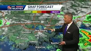 Tracking your Labor Day weekend rain chances in your New Orleans weather forecast
