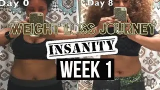 starting my weight loss journey! | insanity week one results (with pictures)
