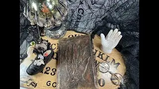 Secret Spooky Society projects for February- Journal & baby shoe pin cushion