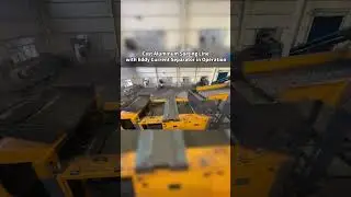 Eddy Current Separator Sorting Scrap Aluminum at Customer Site