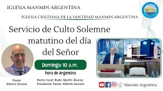 Servicio de Culto Solemne Matutino del Día del Señor. Mensaje: Prioridad Divina Sobre La Humana