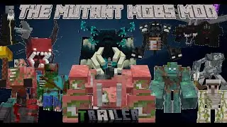 New mutant mobs mod minecraft 1.20.1 official trailer