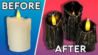 Creepy Dripping Candles for Costumes DIY
